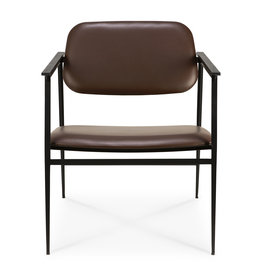 Dc Lounge Chair - Chocolate Leather