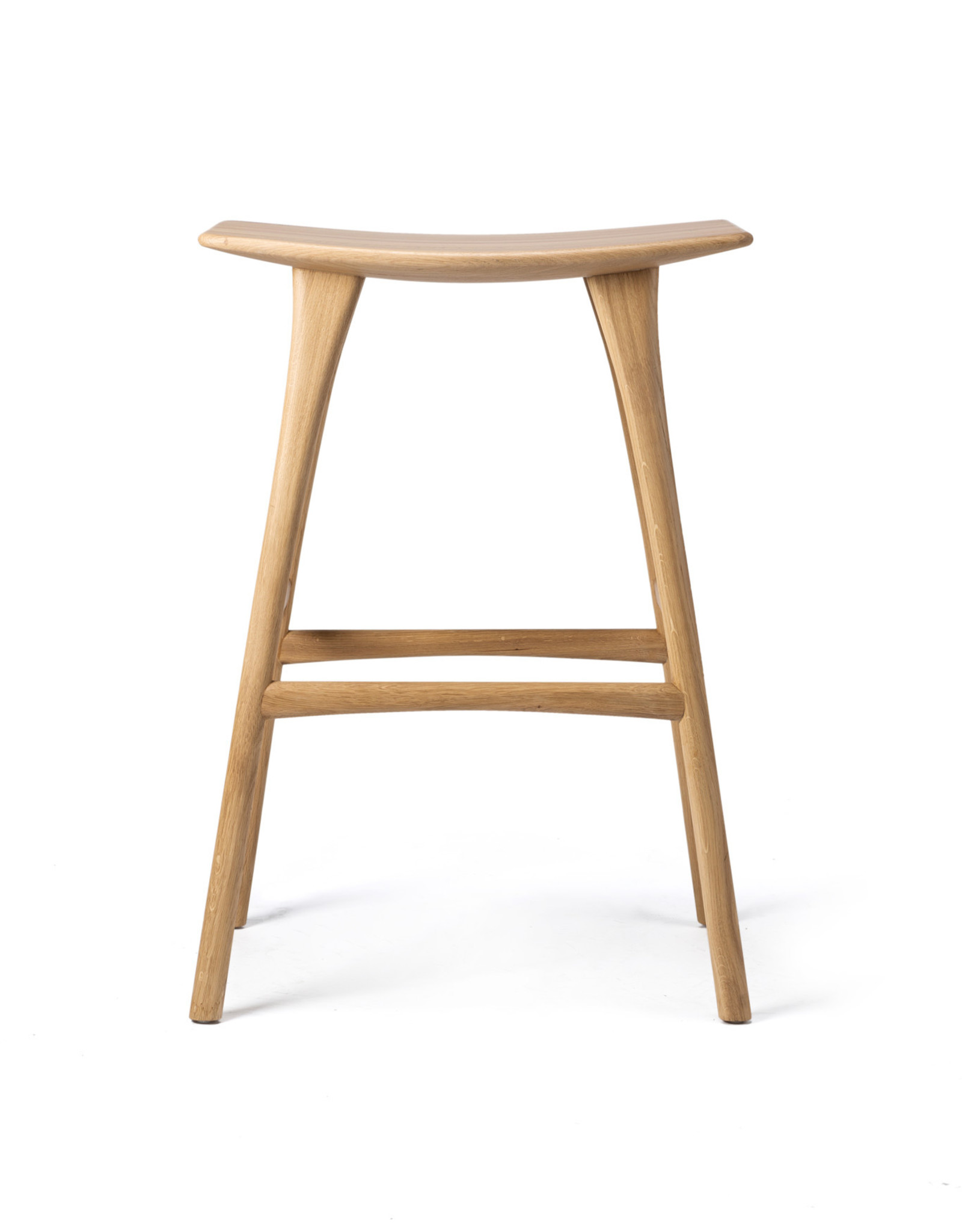 Oak Osso Bar Stool - Varnished