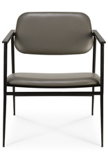 Dc Lounge Chair - Olive Green Leather
