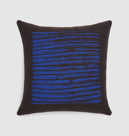 Brown Lines Square Cushion