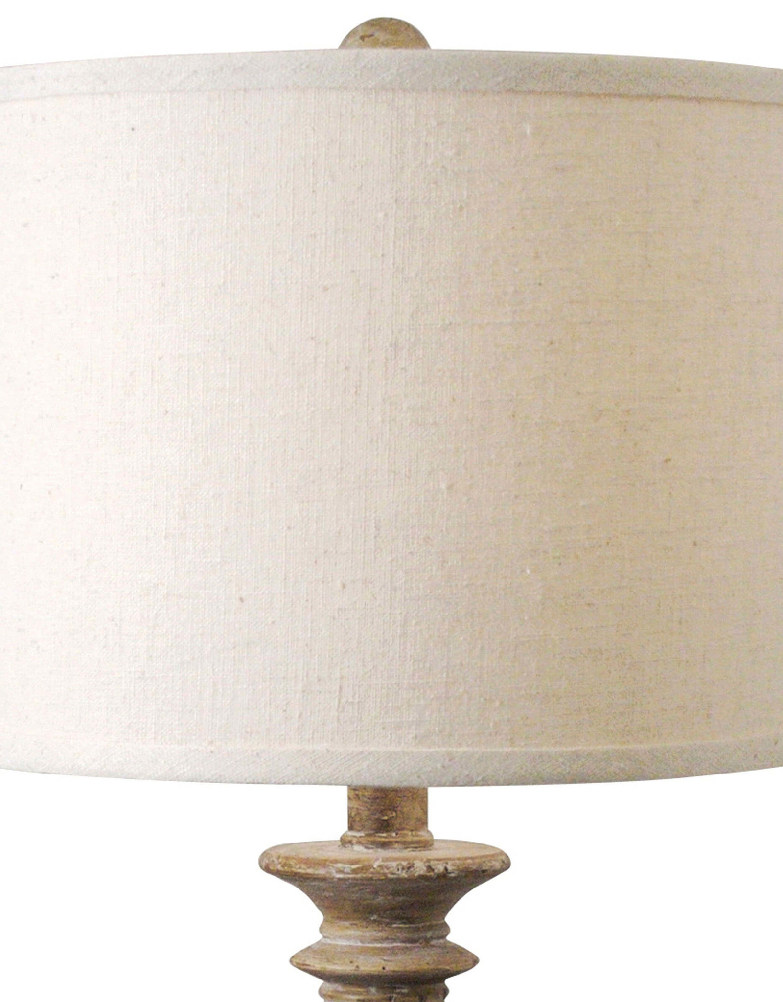 Regina Andrew Design Distressed Turned Spindle Table Lamp