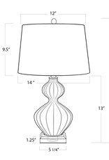 Regina Andrew Design Ripple Table Lamp (Antique Mercury)
