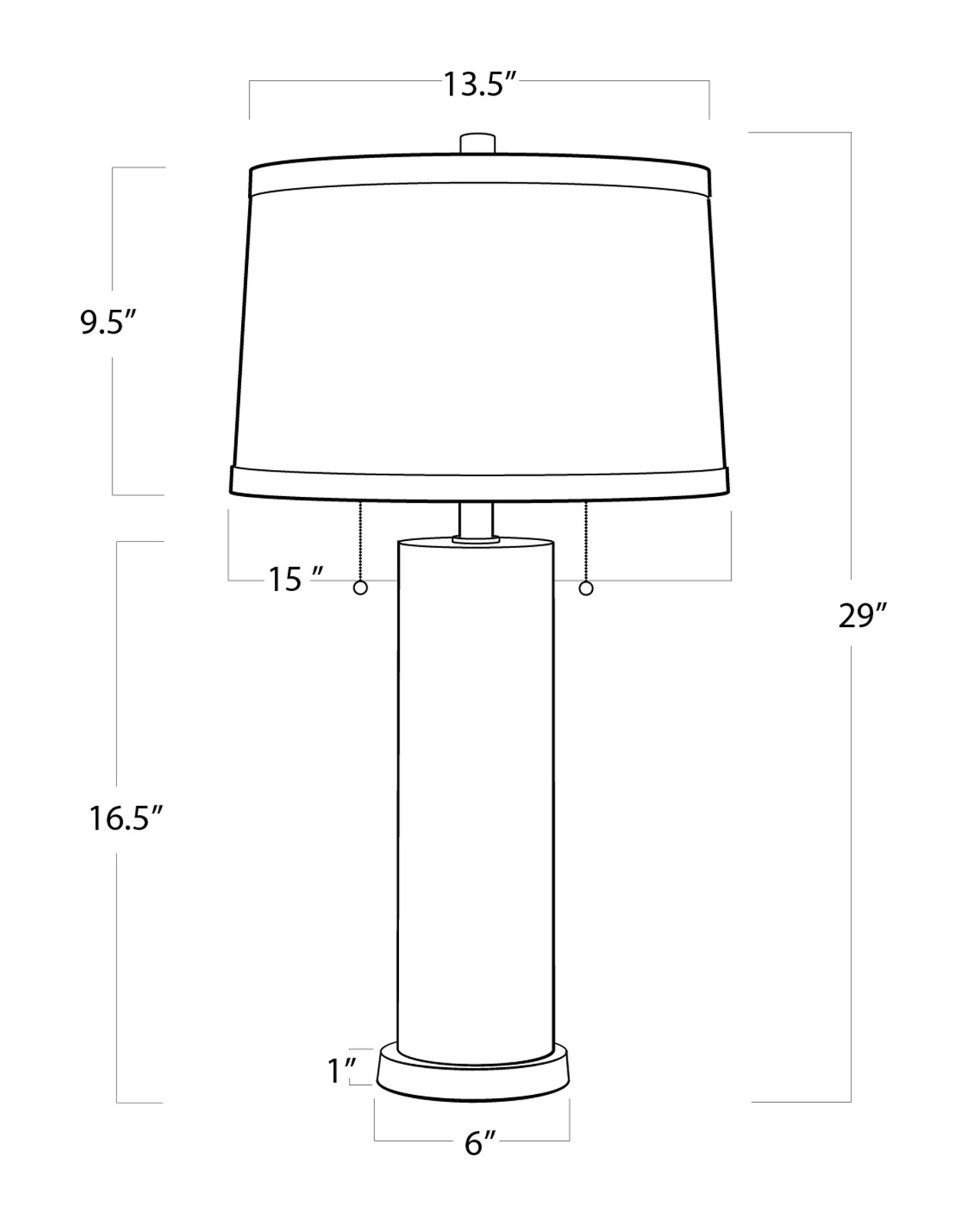 Regina Andrew Design Deva Mother of Pearl Table Lamp