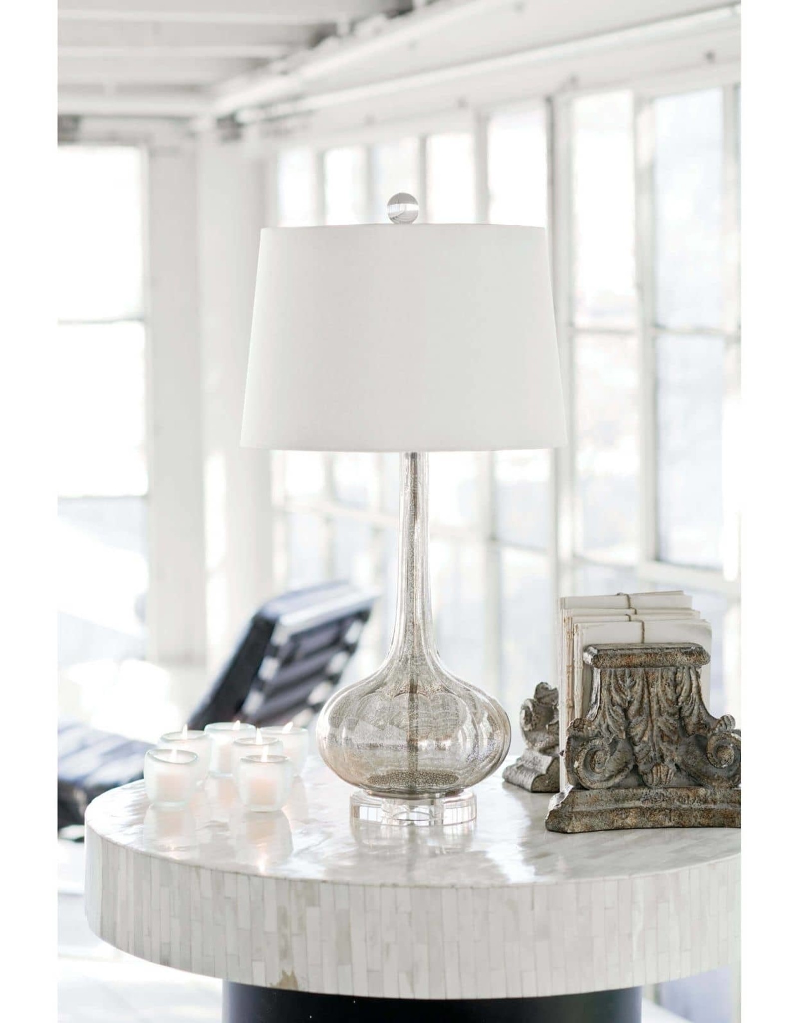 Regina Andrew Design Milano Table Lamp (Antique Mercury)