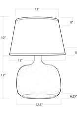 Regina Andrew Design Seeded Oval Glass Table Lamp