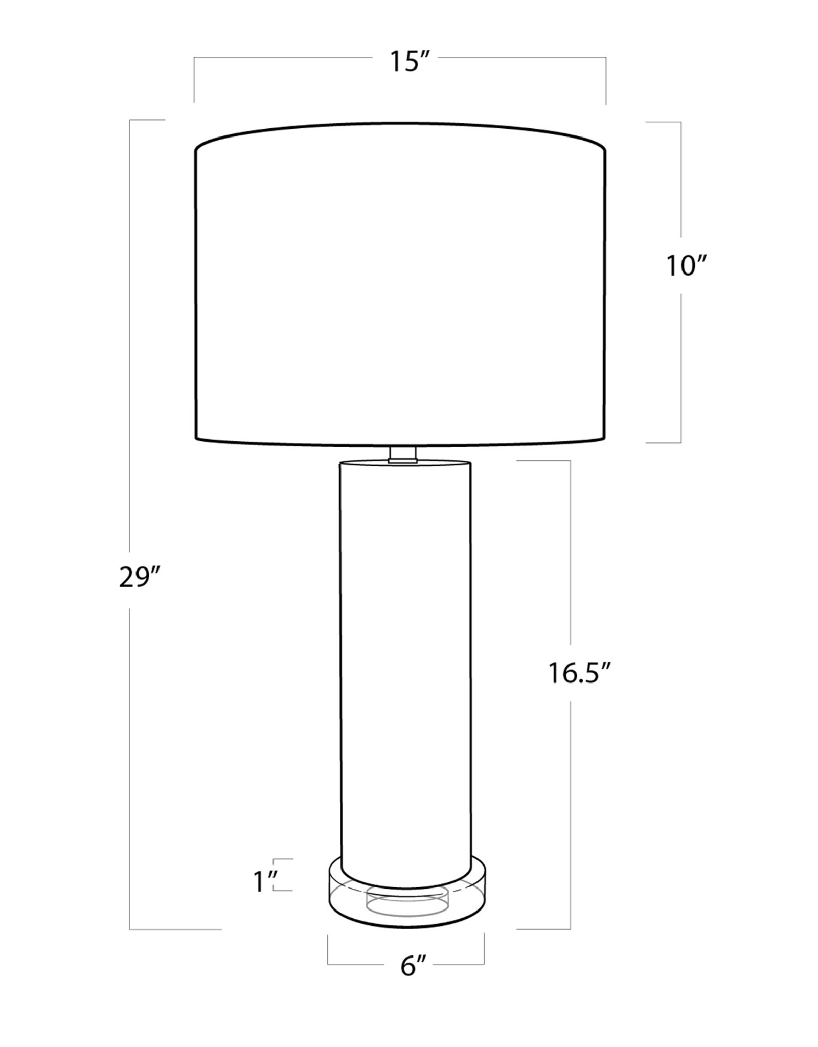 Regina Andrew Design Scalloped Capiz Table Lamp