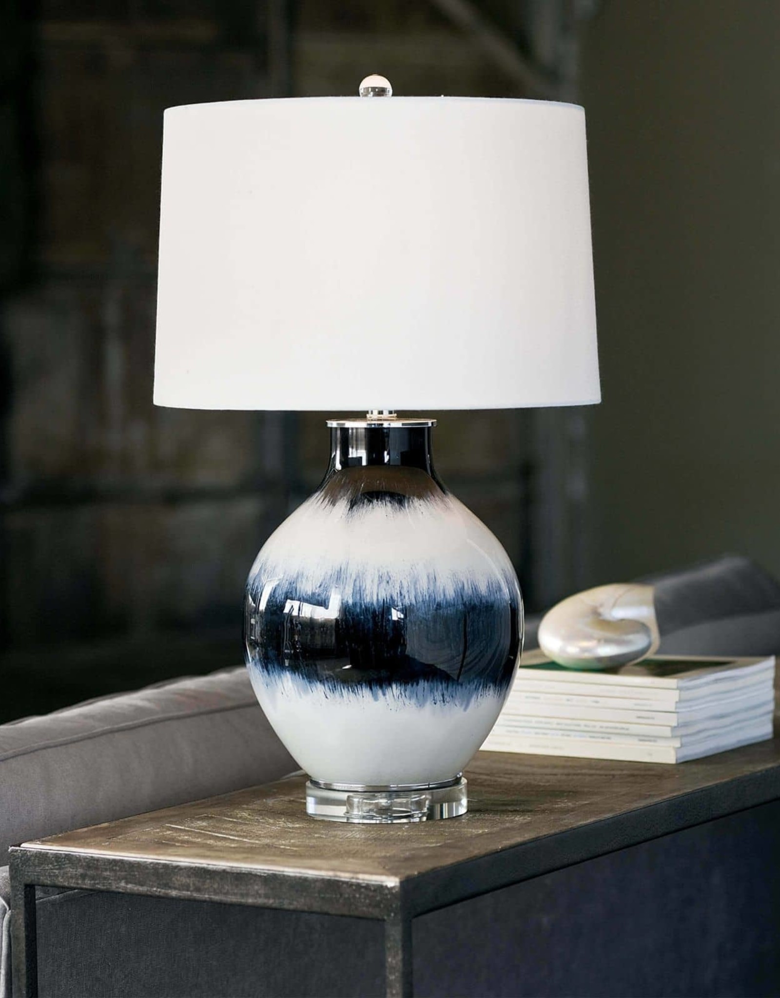 Regina Andrew Design Indigo Glass Table Lamp