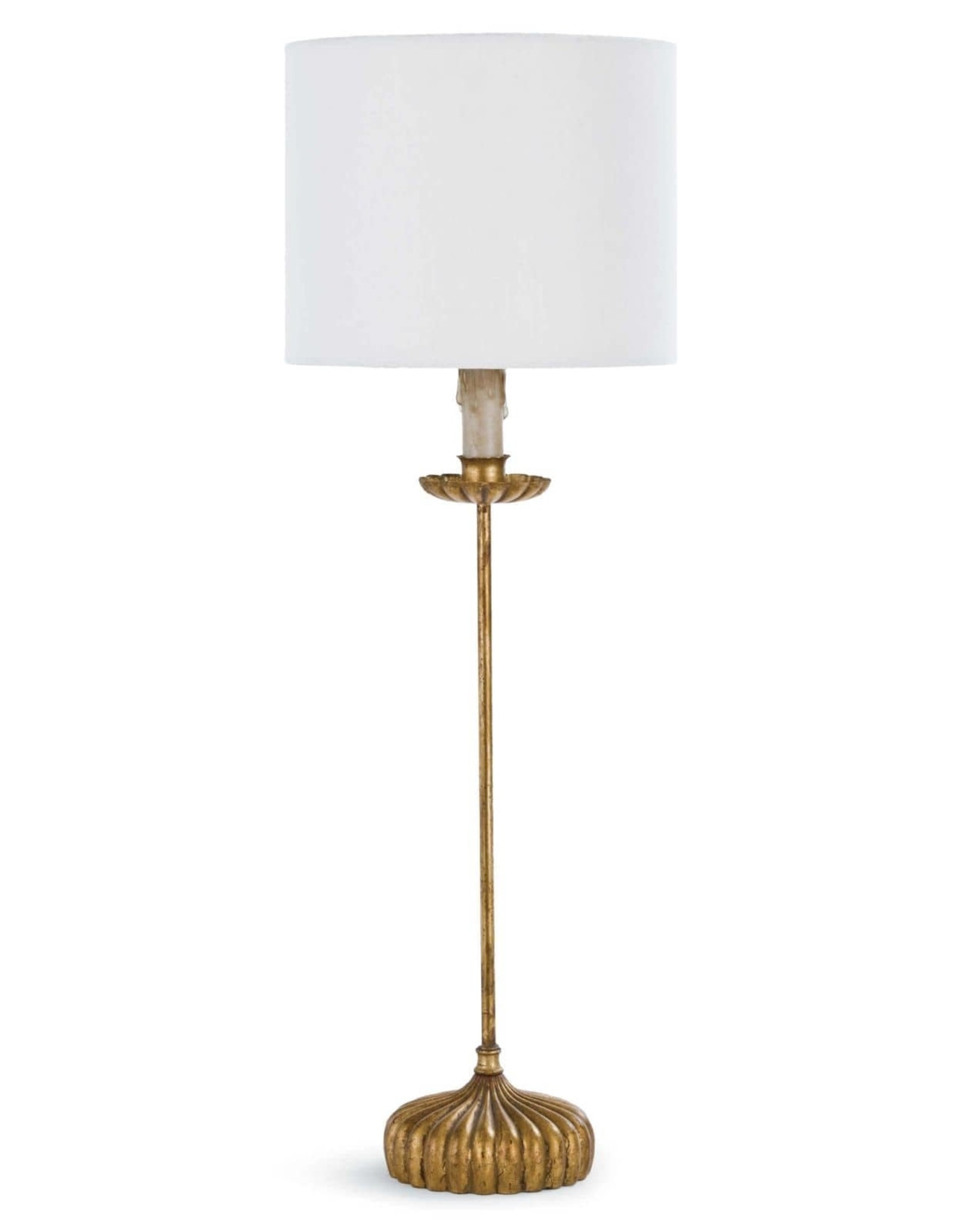 Regina Andrew Design Clove Stem Buffet Table Lamp With Natural Linen Shade