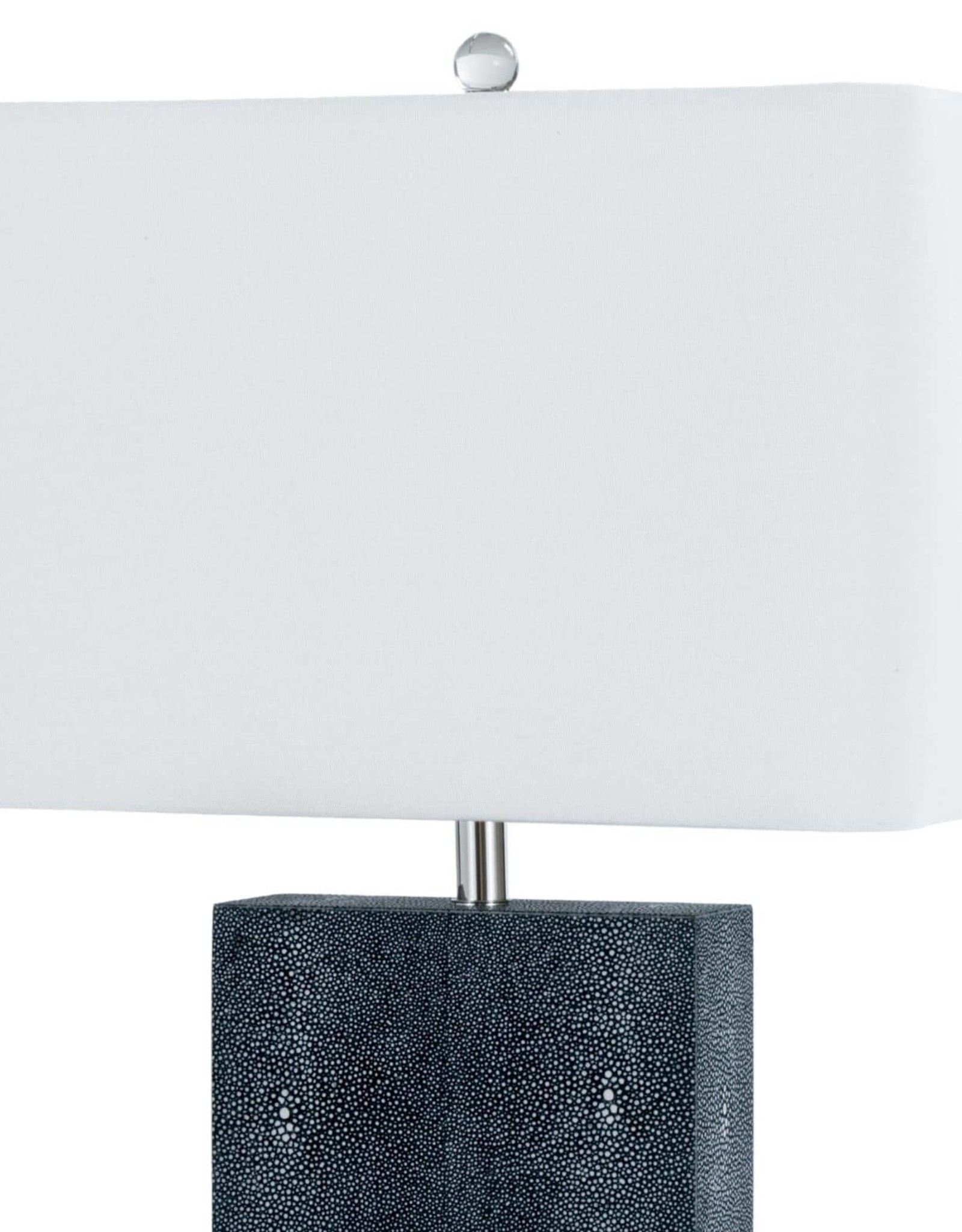 Regina Andrew Design Marcel Charcoal Shagreen Table Lamp