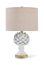 Regina Andrew Design Leafy Artichoke Ceramic Table Lamp (Off White)