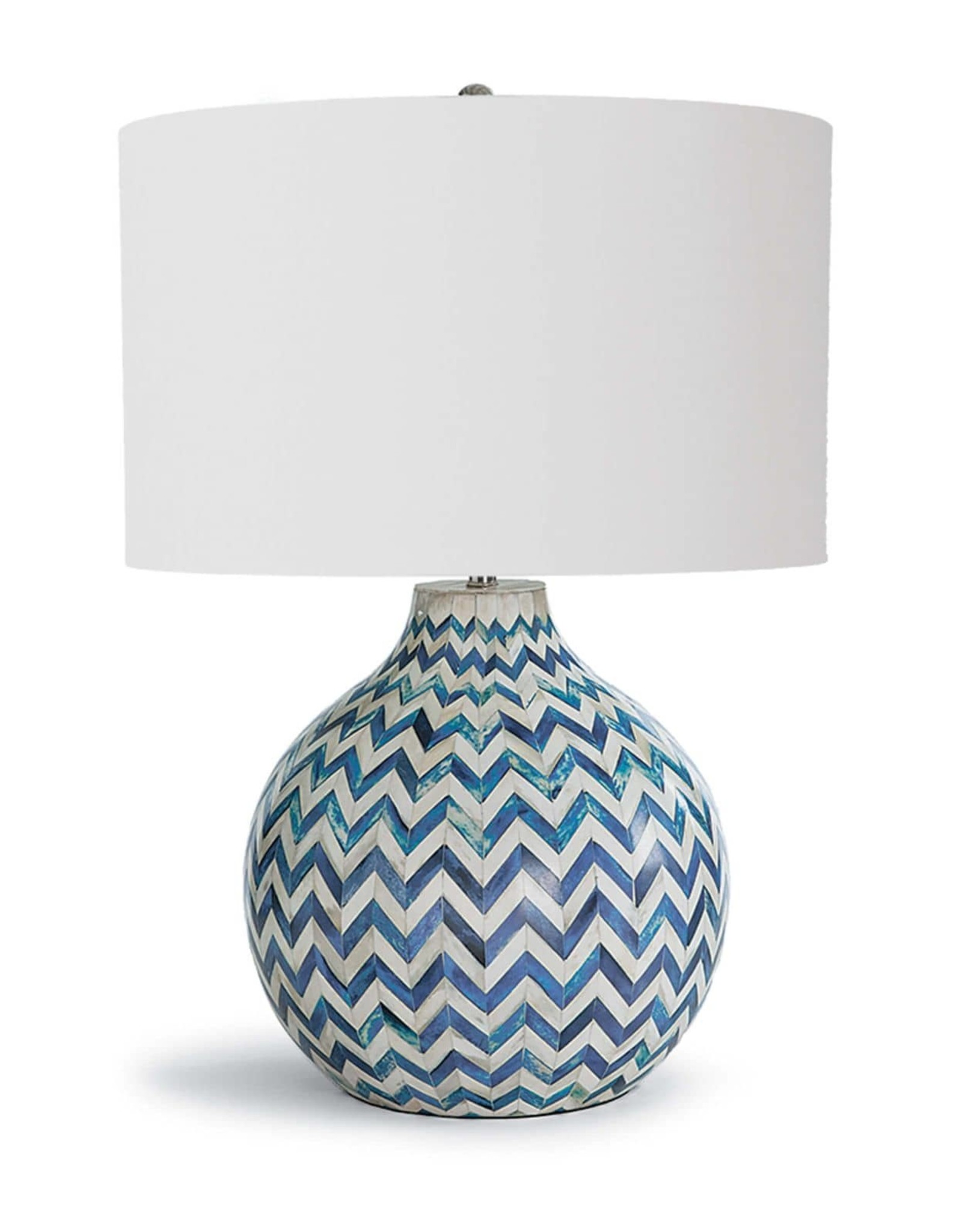 Regina Andrew Design Chevron Bone Table Lamp (Indigo)