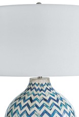 Regina Andrew Design Chevron Bone Table Lamp (Indigo)