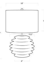 Coastal Living Accordion Table Lamp Round (Ebony)