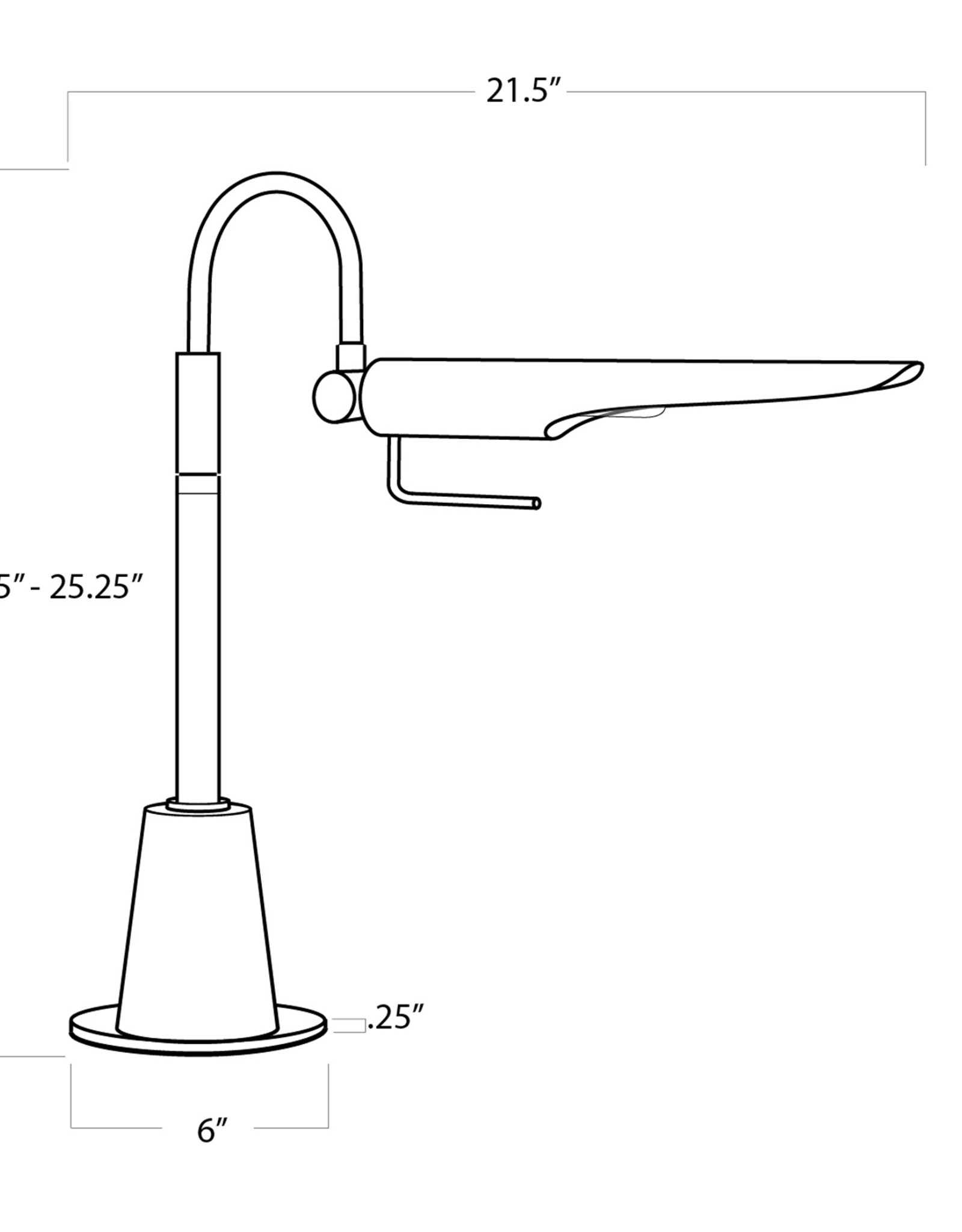 Regina Andrew Design Raven Task Lamp (Natural Brass)