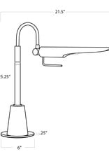 Regina Andrew Design Raven Task Lamp (Polished Nickel)