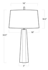 Regina Andrew Design Celine Table Lamp (Ambered Silver Leaf)