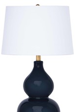 Coastal Living Madison Ceramic Table Lamp (Navy)