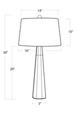 Regina Andrew Design Carli Crystal Table Lamp