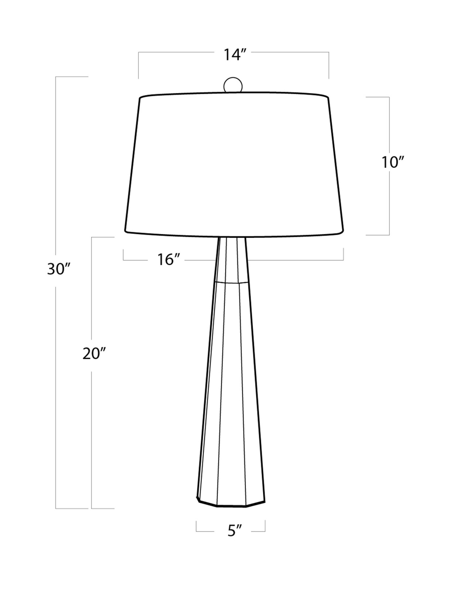 Regina Andrew Design Carli Crystal Table Lamp