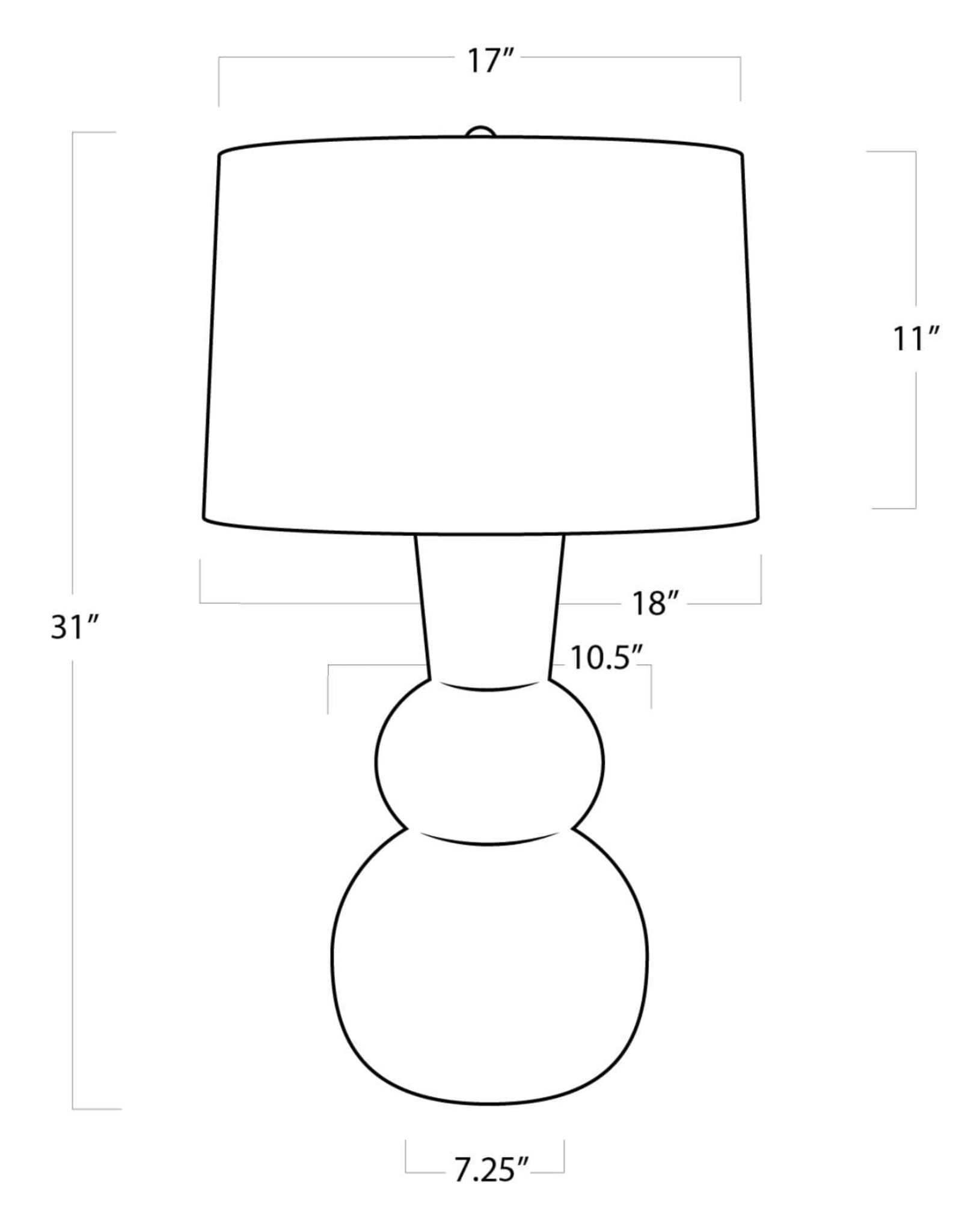 Regina Andrew Design Hugo Ceramic Table Lamp