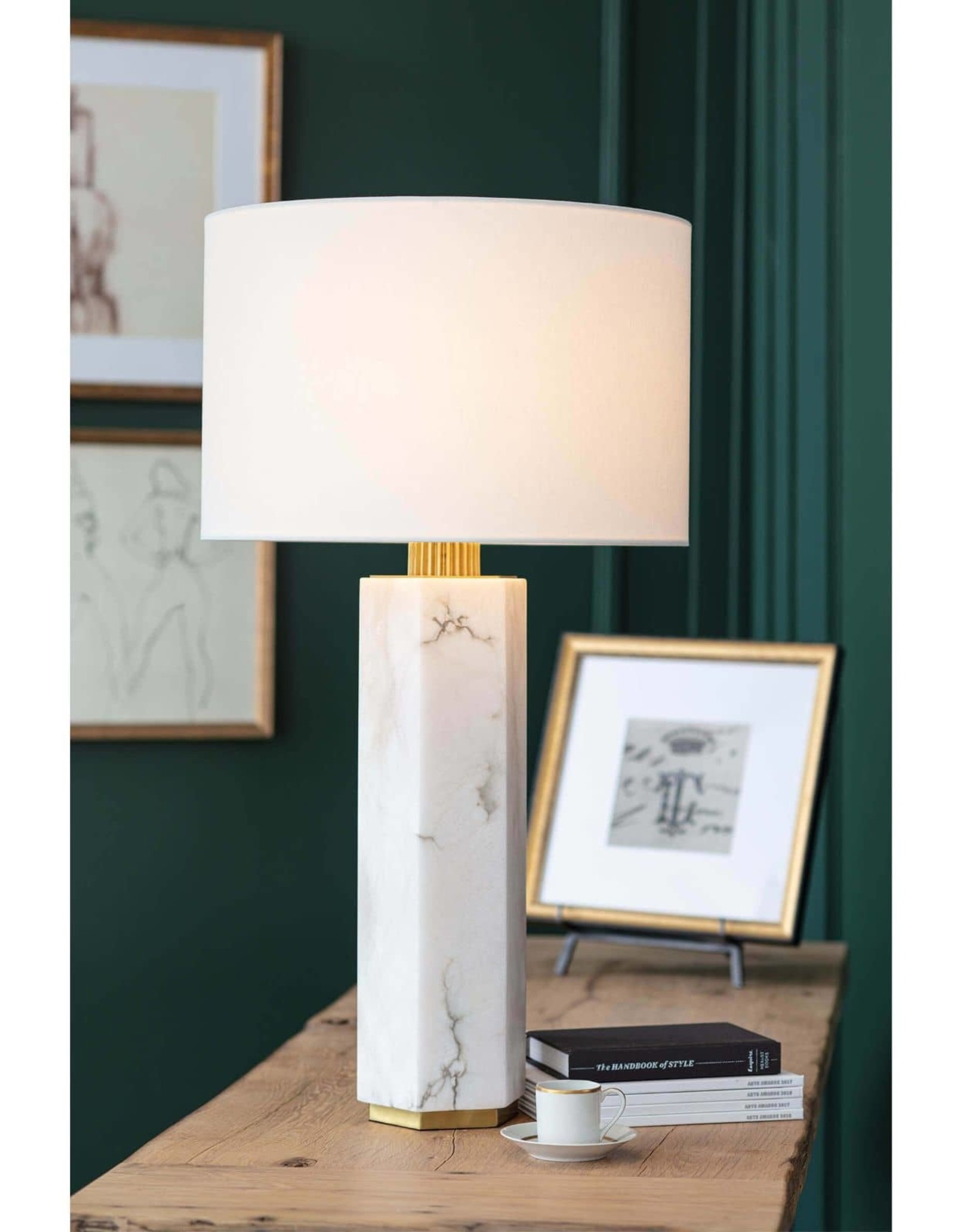 Regina Andrew Design Gear Alabaster Table Lamp