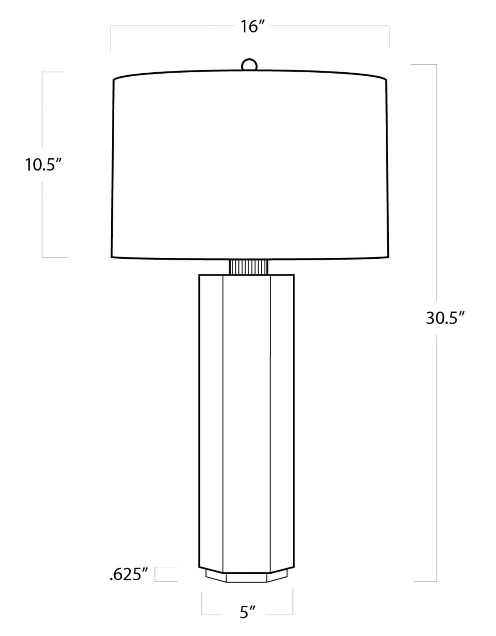 Regina Andrew Design Gear Alabaster Table Lamp