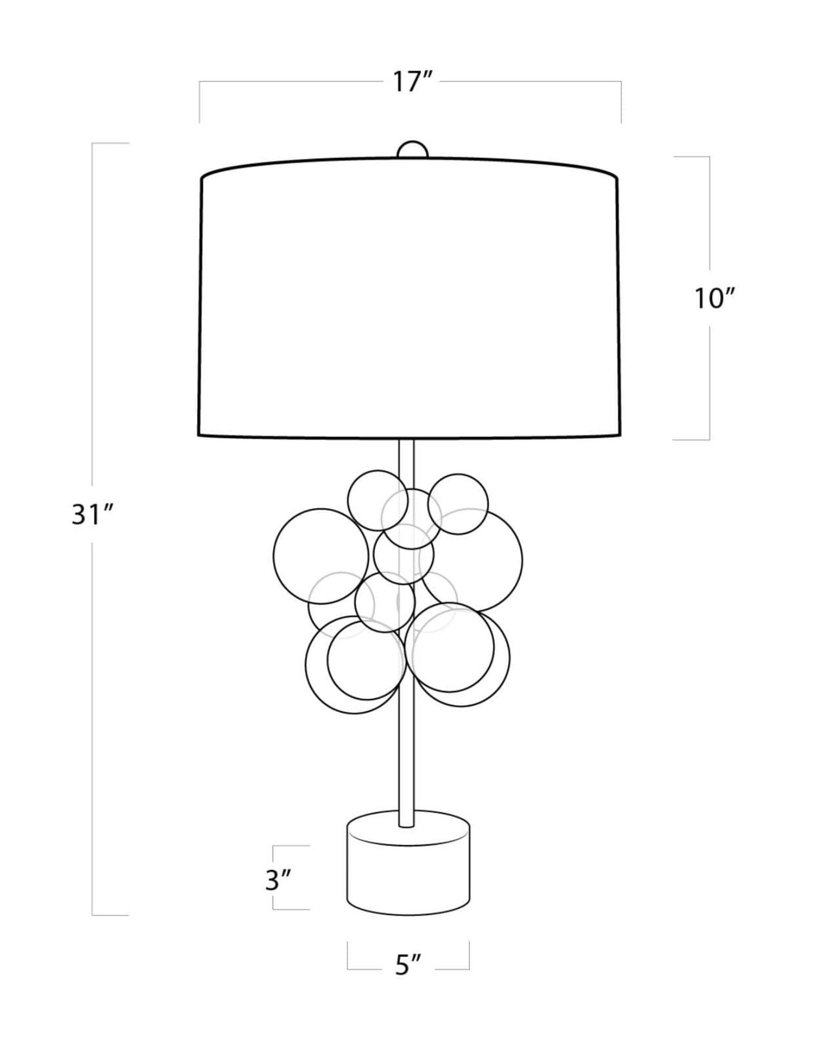 Coastal Living Bubbles Table Lamp (Clear)