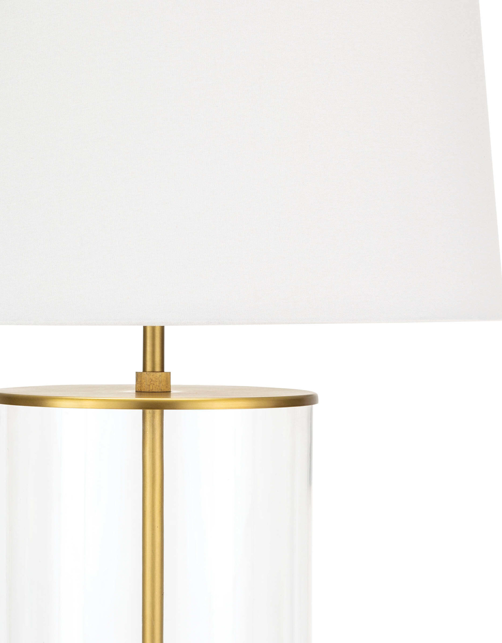 Southern Living Magelian Glass Table Lamp (Natural Brass)