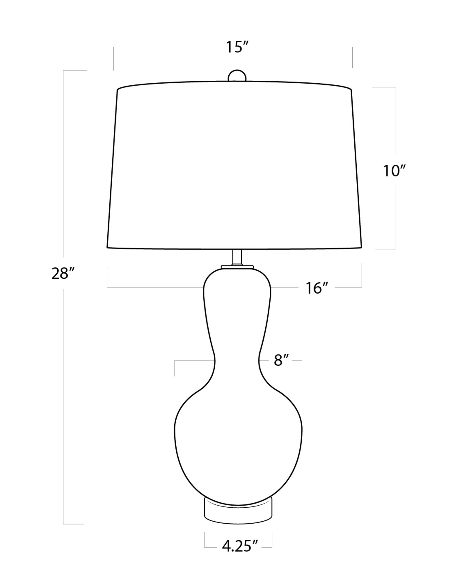 Regina Andrew Design Sonora Ceramic Table Lamp