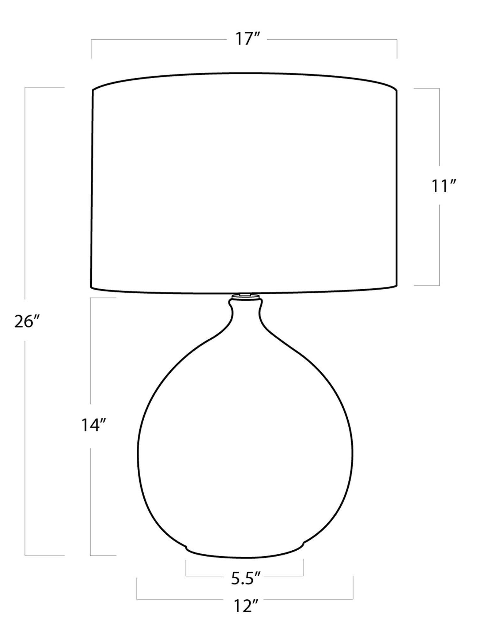 Regina Andrew Design Dover Ceramic Table Lamp