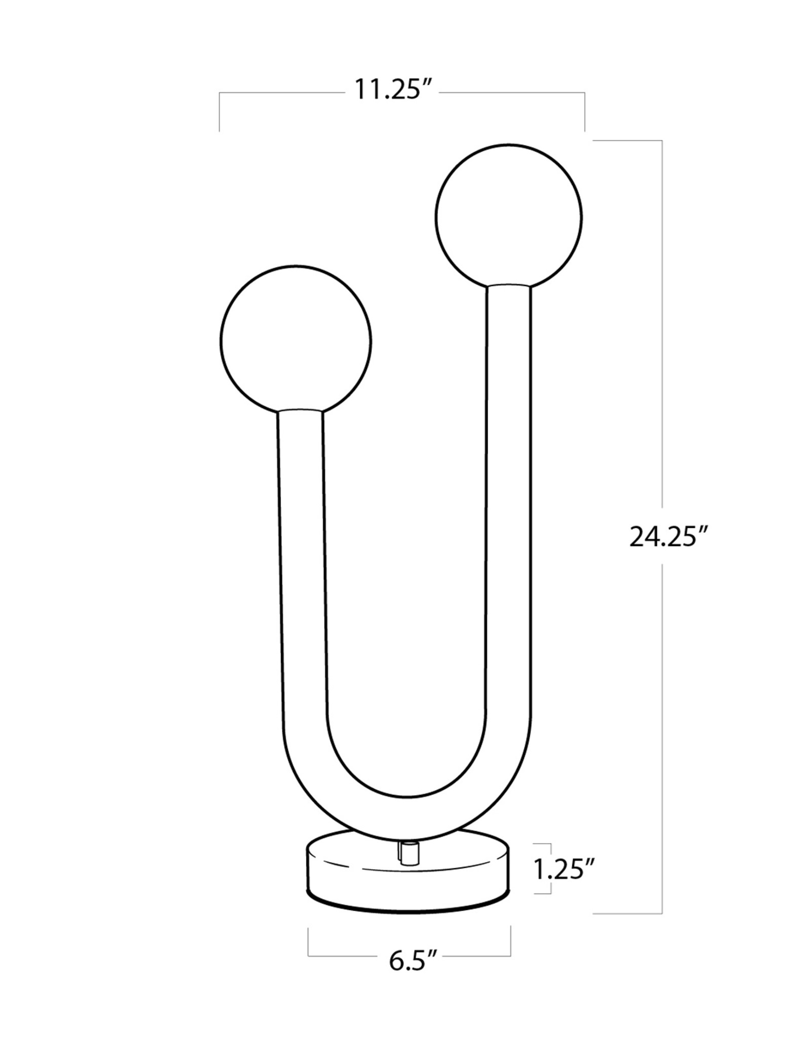 Regina Andrew Design Happy Table Lamp (Polished Nickel)