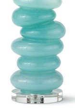 Regina Andrew Design Stacked Pebble Glass Table Lamp (Aqua)