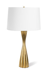 Southern Living Naomi Resin Table Lamp (Gold Leaf)