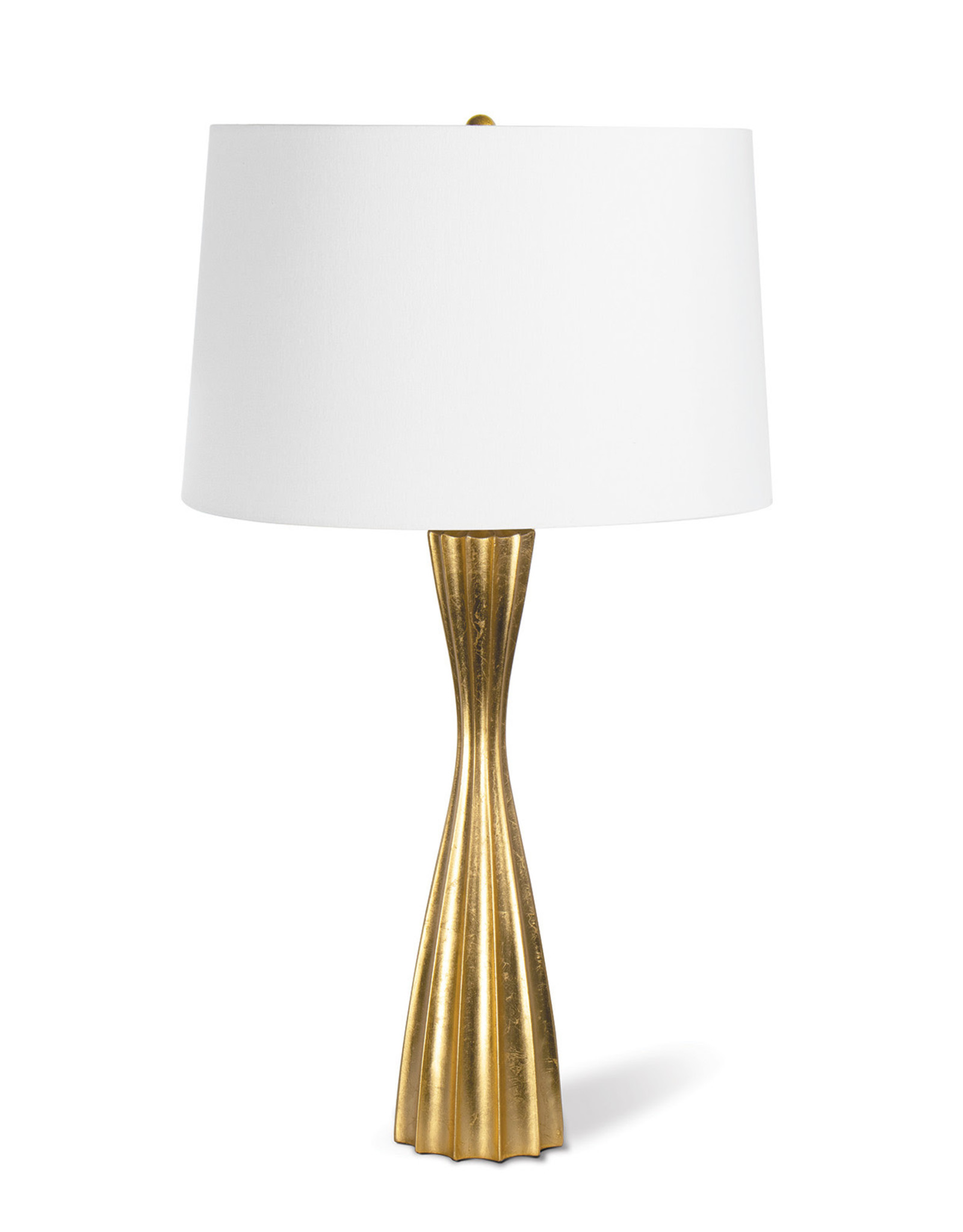 Southern Living Naomi Resin Table Lamp (Gold Leaf)