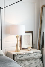 Southern Living Naomi Resin Table Lamp (Gold Leaf)