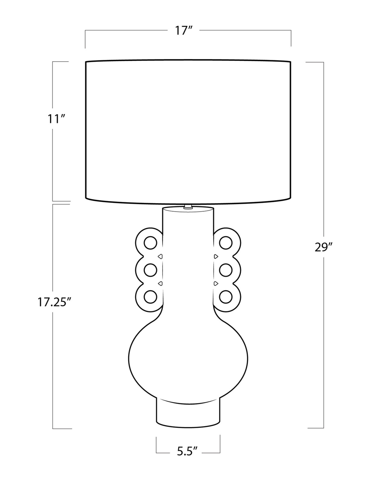 Regina Andrew Design Chandra Metal Table Lamp