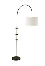 Regina Andrew Design Arc Floor Lamp with Fabric Shade (Oil Rubbed Bronze)