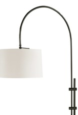 Regina Andrew Design Arc Floor Lamp with Fabric Shade (Oil Rubbed Bronze)