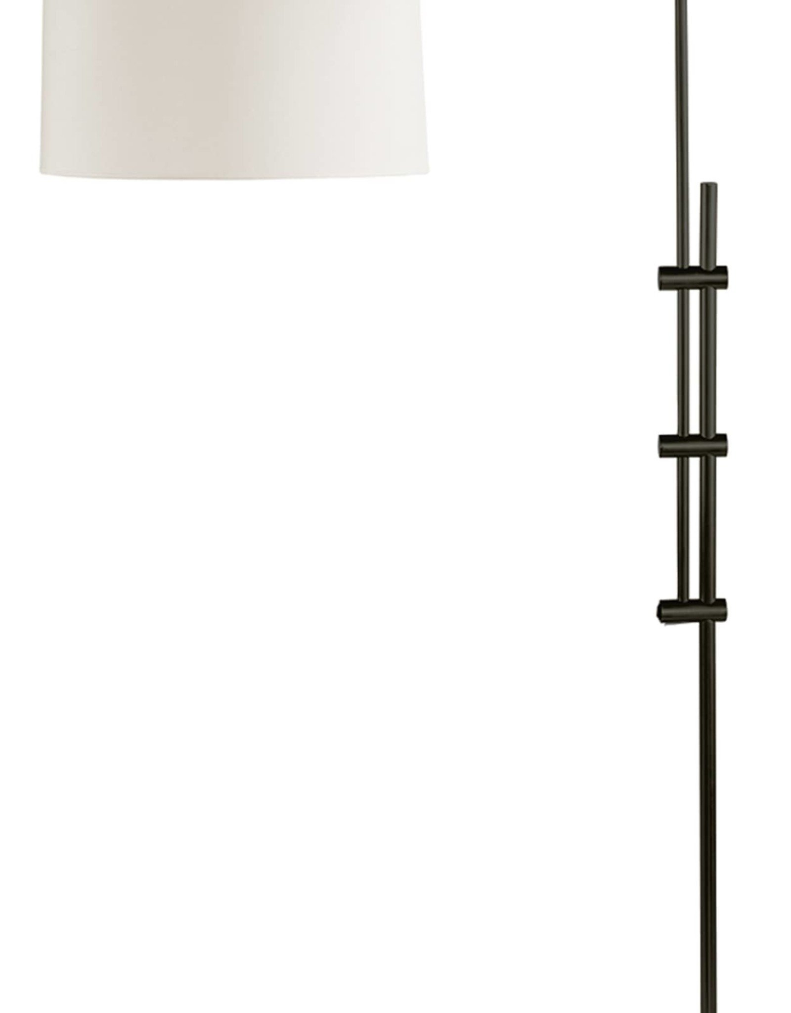 Regina Andrew Design Arc Floor Lamp with Fabric Shade (Oil Rubbed Bronze)