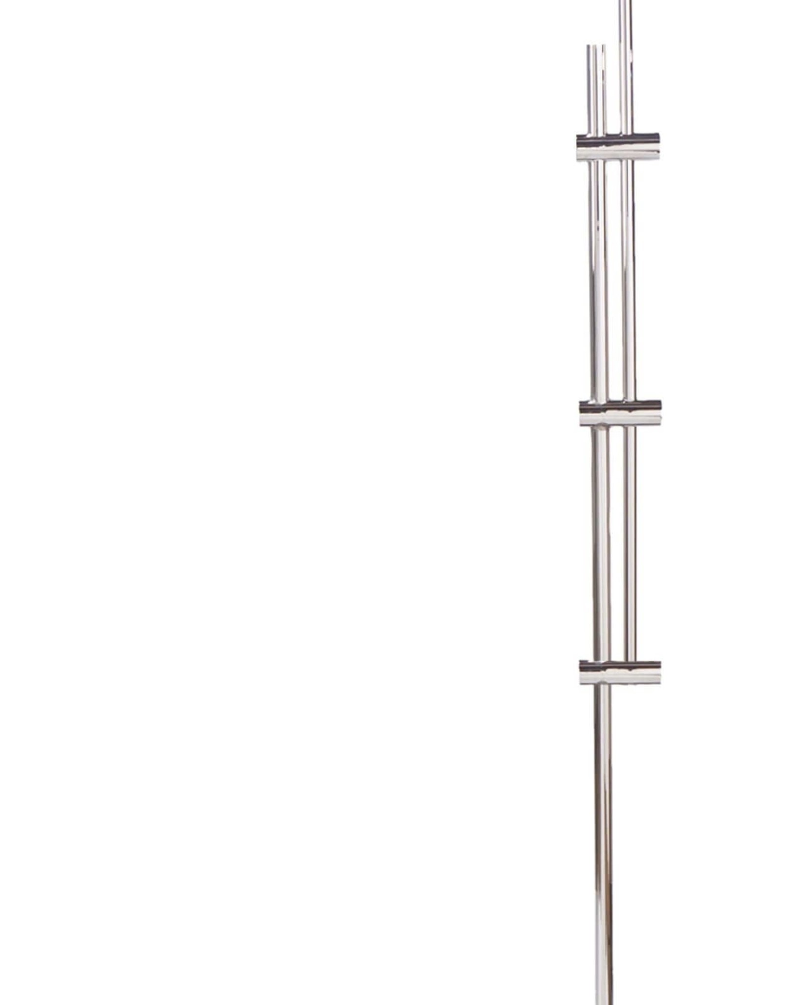 Regina Andrew Design Arc Floor Lamp With Fabric Shade (Polished Nickel)