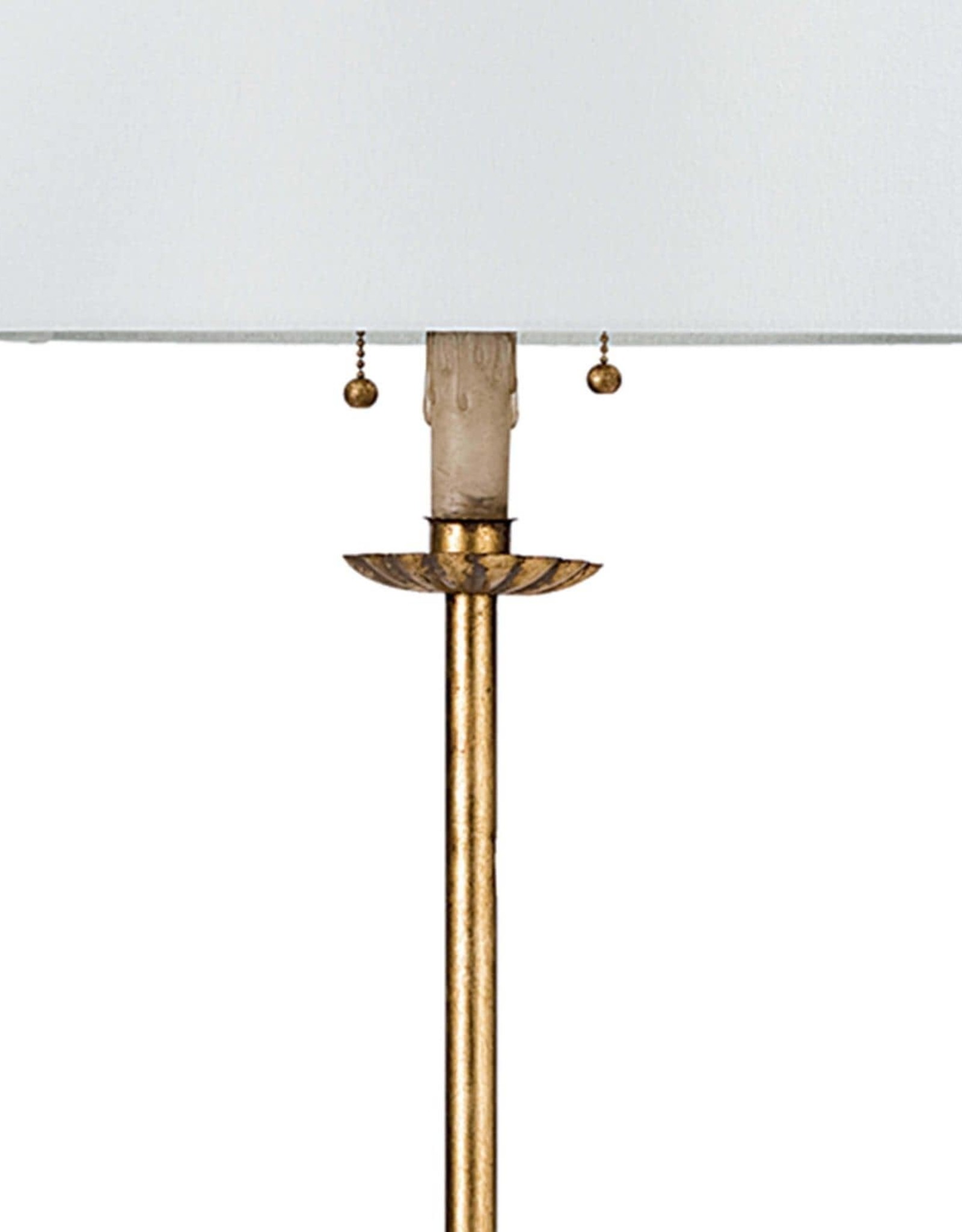 Regina Andrew Design Clove Stem Floor Lamp (Antique Gold Leaf)