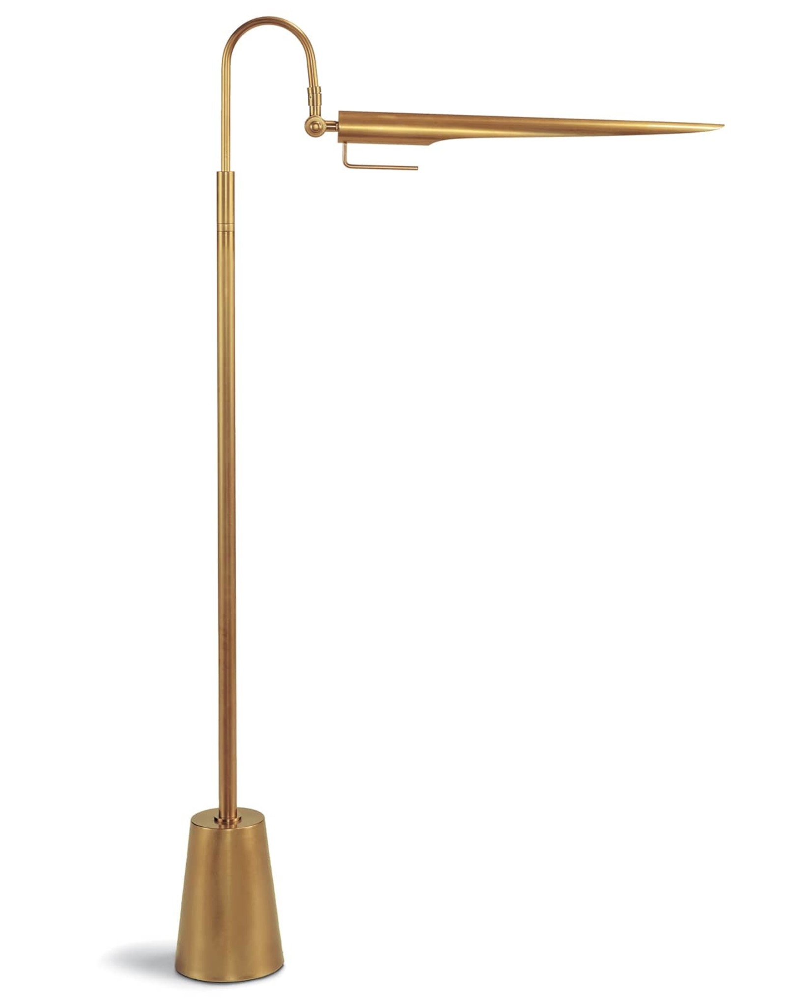 Regina Andrew Design Raven Floor Lamp (Natural Brass)