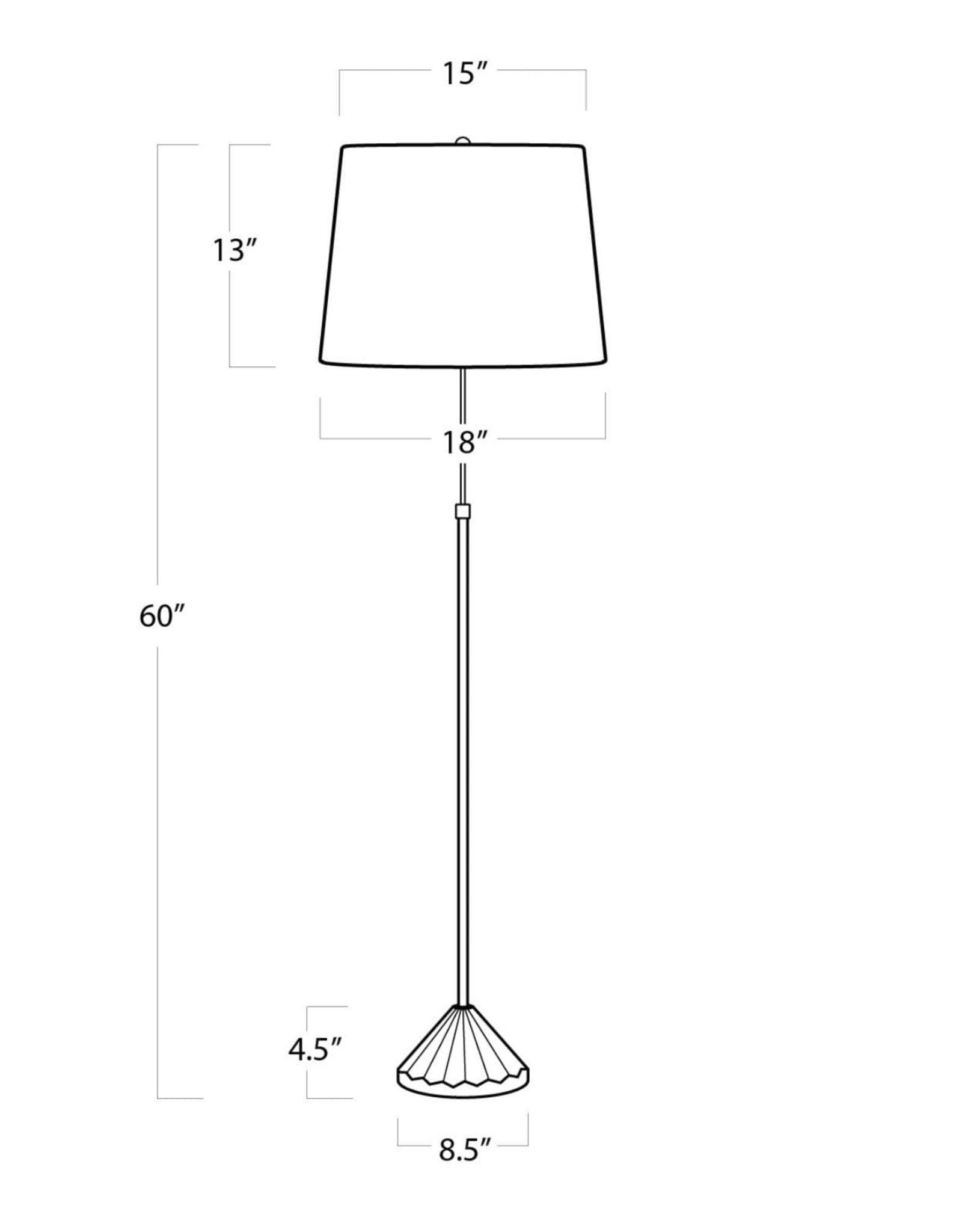 Regina Andrew Design Parasol Floor Lamp