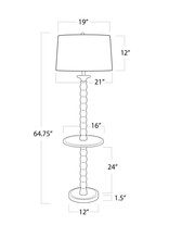 Coastal Living Perennial Floor Lamp (Ebony)