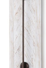 Regina Andrew Design Herringbone Wood Panel Swing Arm Sconce (White)
