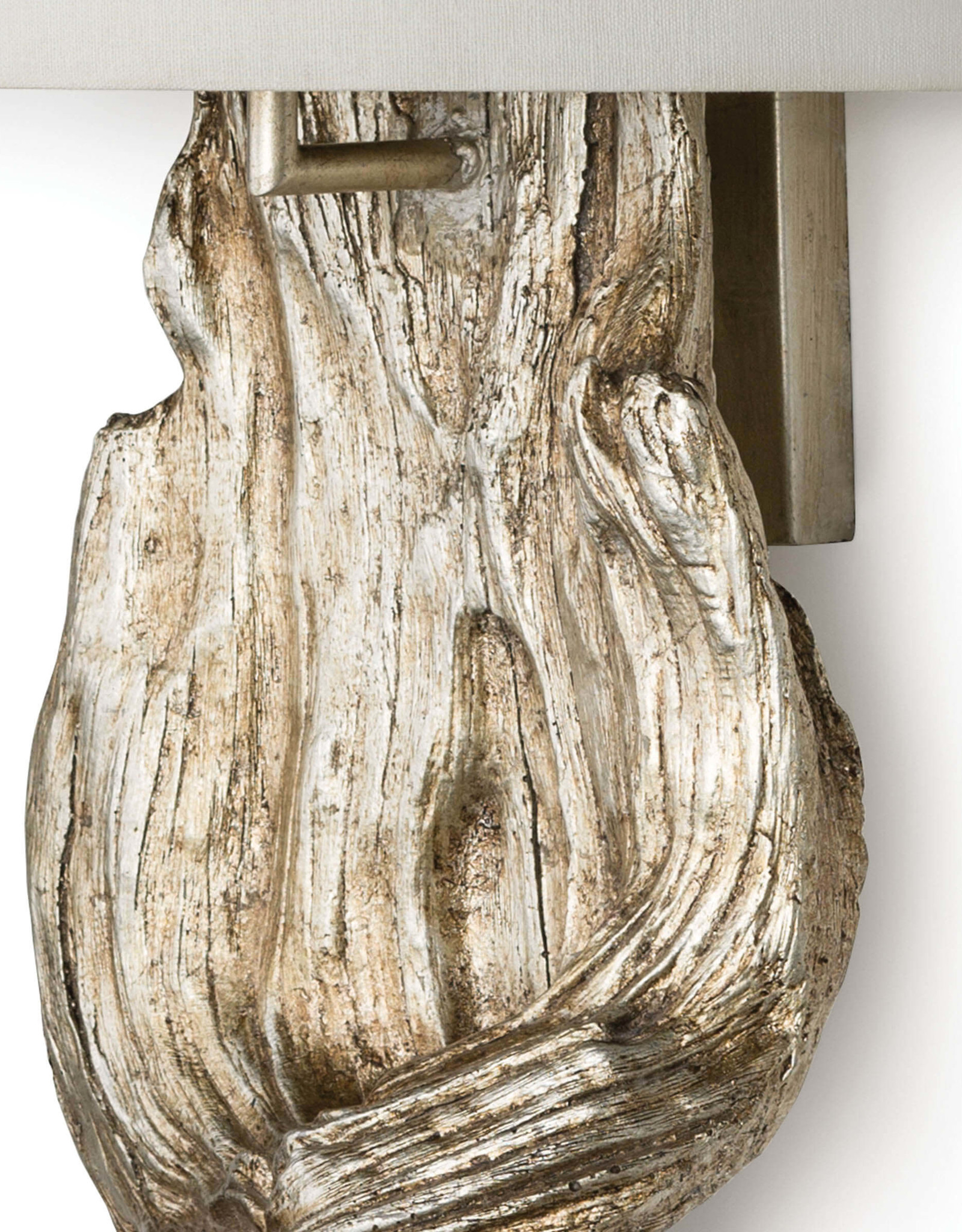 Regina Andrew Design Driftwood Sconce (Ambered Silver Leaf)