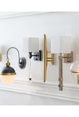 Regina Andrew Design Otis Sconce (Blackened Brass and Natural Brass)