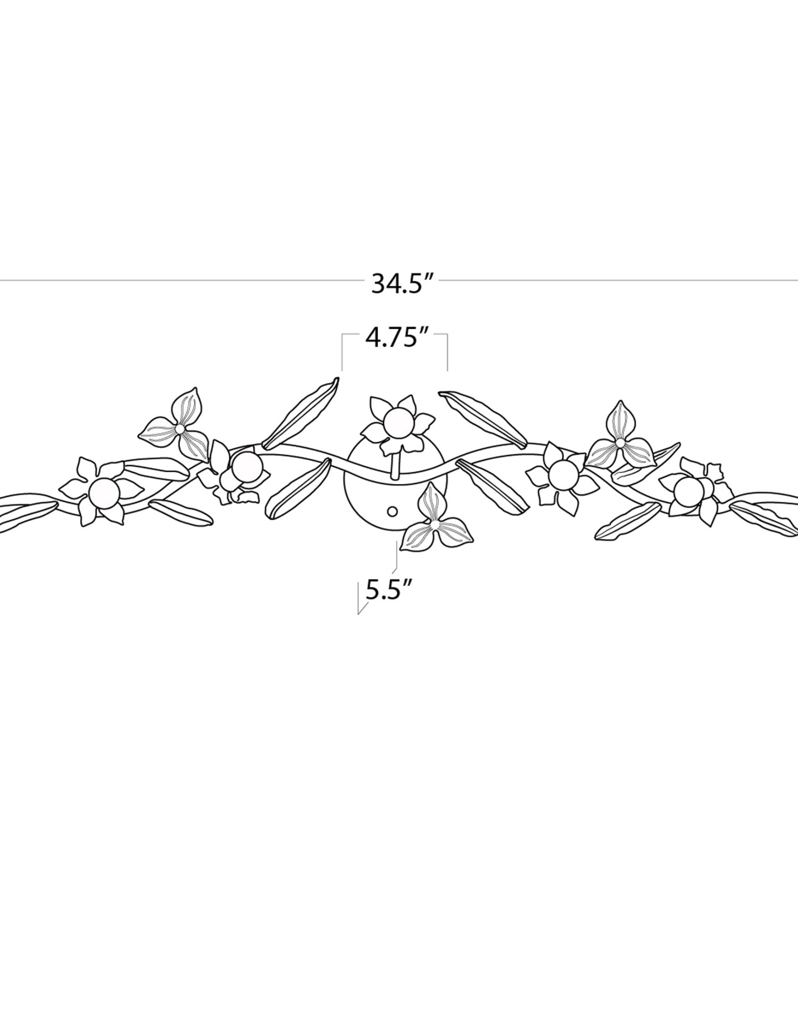 Southern Living Trillium Sconce