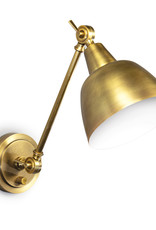 Southern Living Mercantile Sconce (Natural Brass)