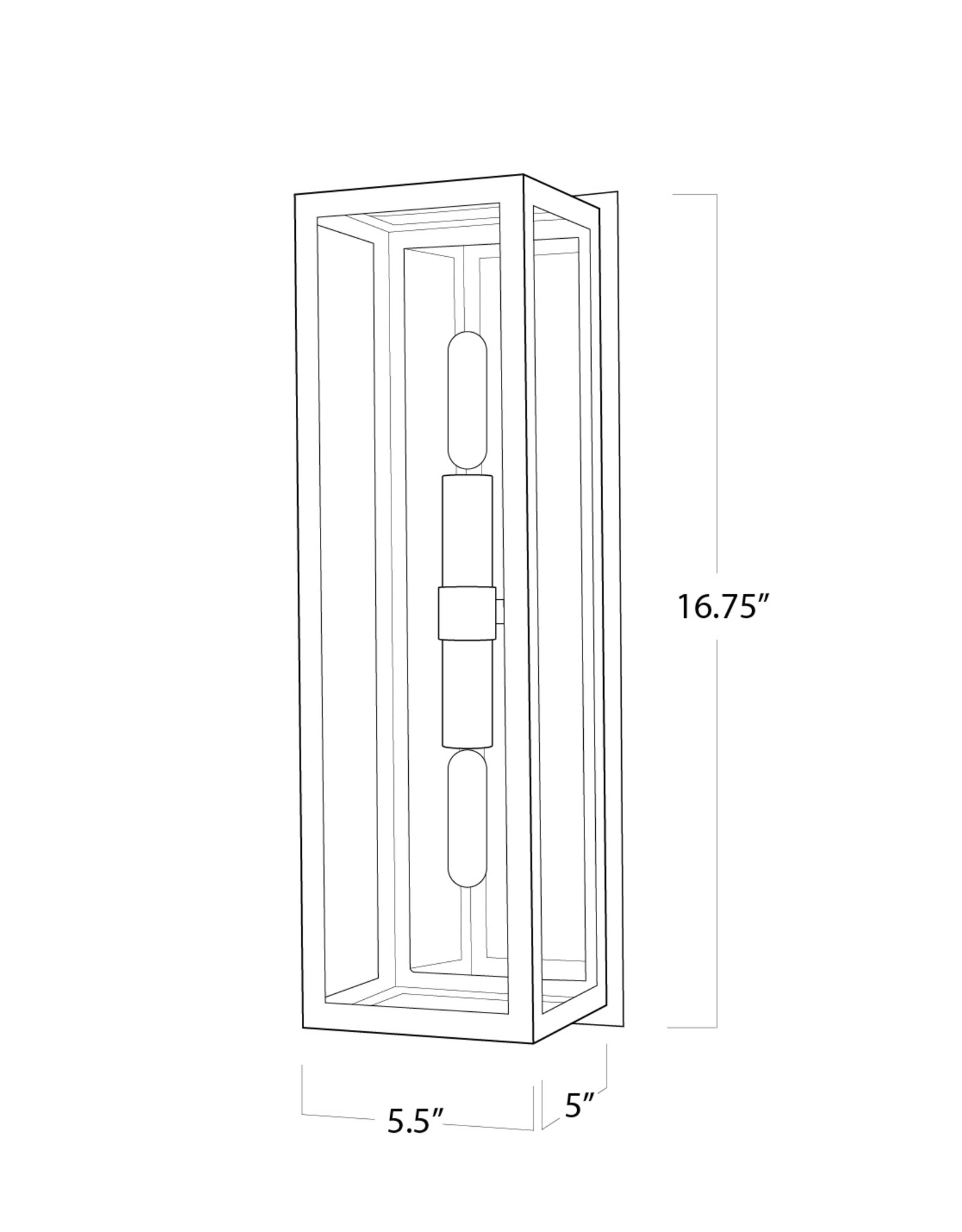 Regina Andrew Design Ritz Sconce (Oil Rubbed Bronze)